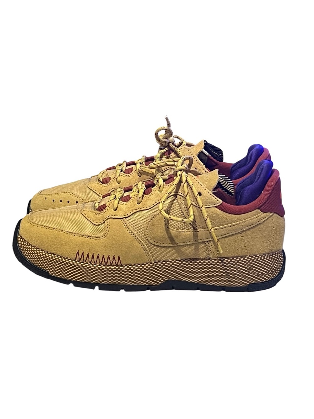 Nike Air Force 1 Wild Low Wheat Gold Size 9 Women’s New Without Box 🔥🔥🔥 - Picture 2 of 8